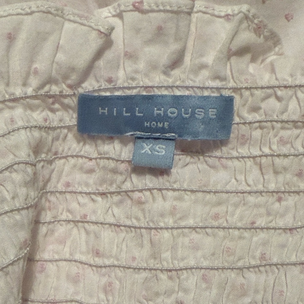 Hill House Ellie Nap Pink Swiss Dot Dress XS - Picture 5 of 6